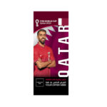 FIFA World Cup Branding Roof Hanging Flag W/PIPE-QATAR