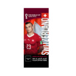 FIFA World Cup Branding Roof Hanging Flag W/PIPE-SWIZERLAND